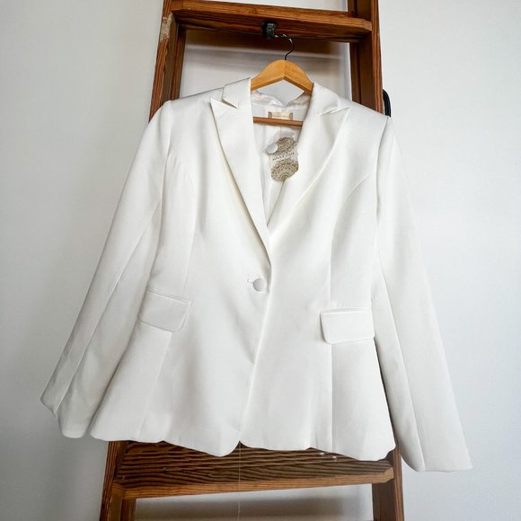 Altrad State White Blazer,  Woman Size M - Picture 1 of 5